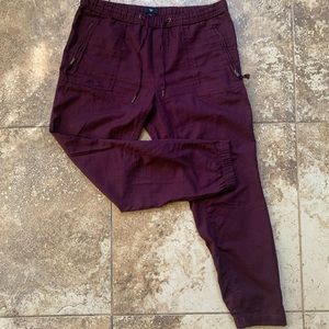 Gap burgundy pants